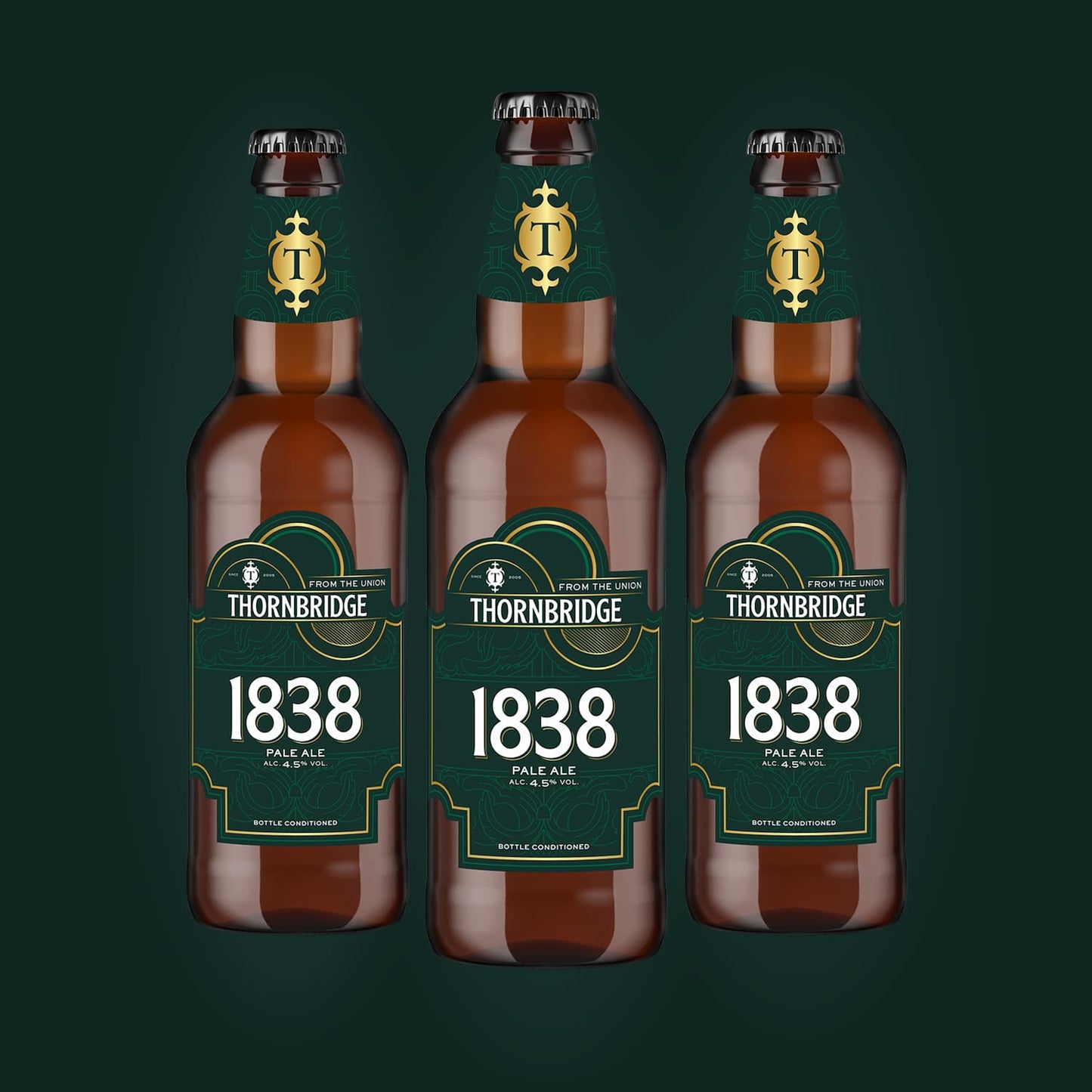 1838 (from the Union), 4.5% Pale Ale 8 x 500ml bottles Beer - Single Bottle Thornbridge