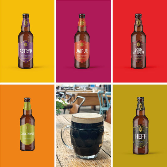 The 500ml Mixed Case - 8 x bottles and Dimple Jug Beer - Mixed Case Thornbridge