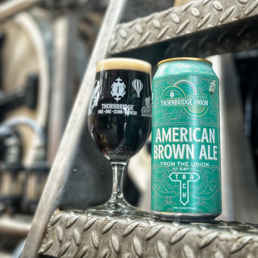 American Brown Ale, 5.6% from the Union Beer - Cans Thornbridge