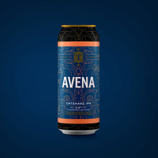 Avena 4.9% Oatmeal IPA Beer - Single Can Thornbridge