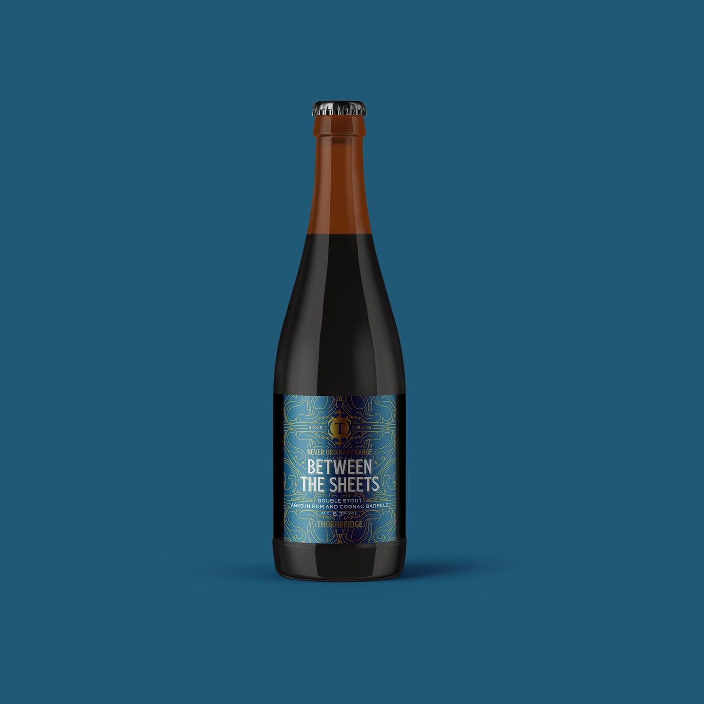 Between the Sheets, 8.3% Double Stout Aged in Rum and Cognac Barrels Beer - BA Single Bottle Thornbridge