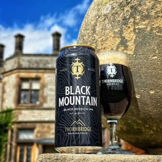 Black Mountain, 4.3% Black Session IPA Beer - Cans Thornbridge