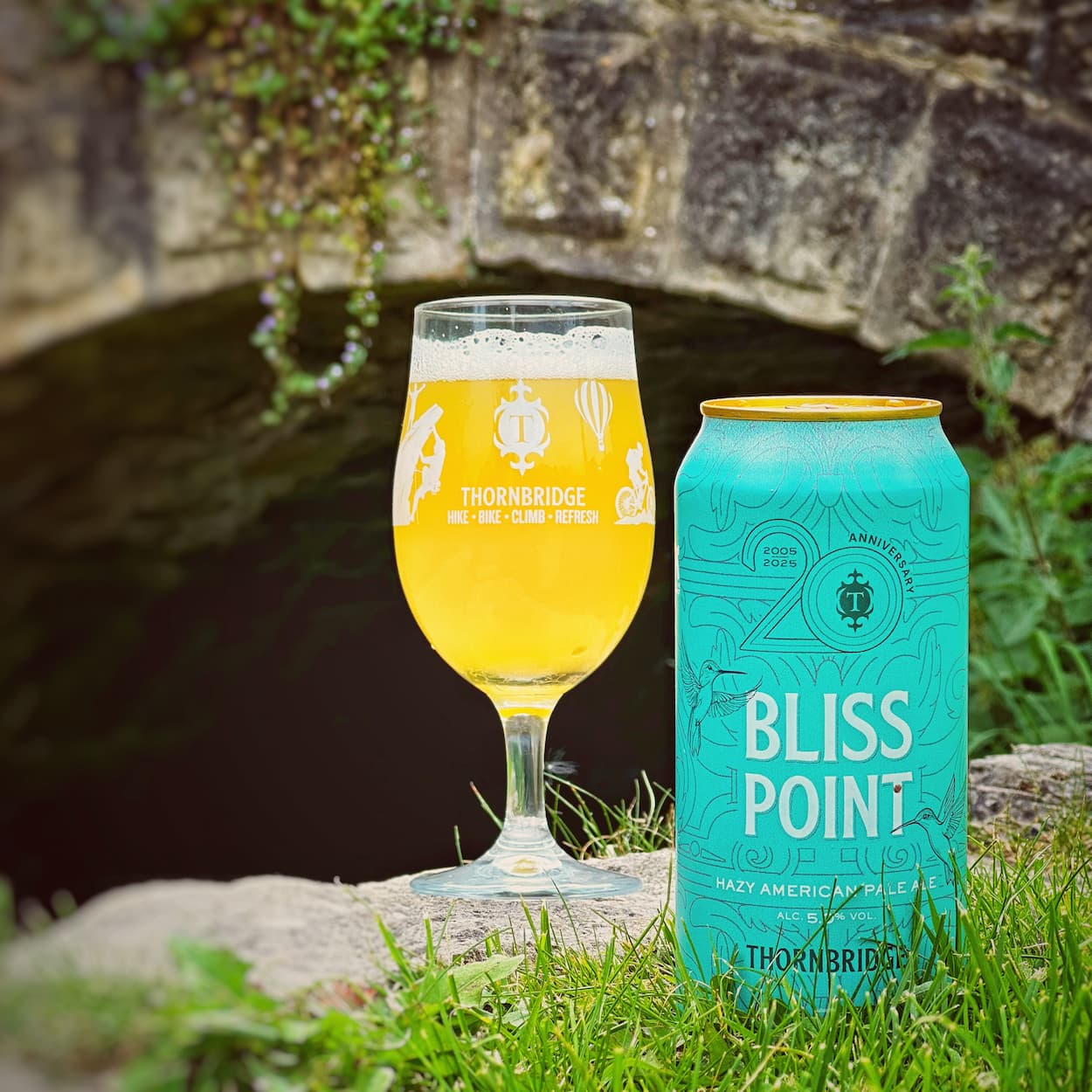 Bliss Point, 5% Hazy American Pale Ale 12 x 440ml cans Beer - Case Cans Thornbridge