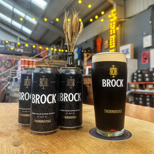 Brock Pint Glass Glassware Thornbridge