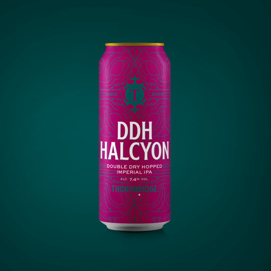 DDH Halcyon, 7.4% DDH Imperial IPA Beer - Single Can Thornbridge