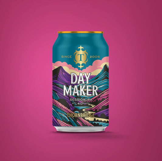Day Maker, 4% Session IPA 330ml Beer - Single Can Thornbridge