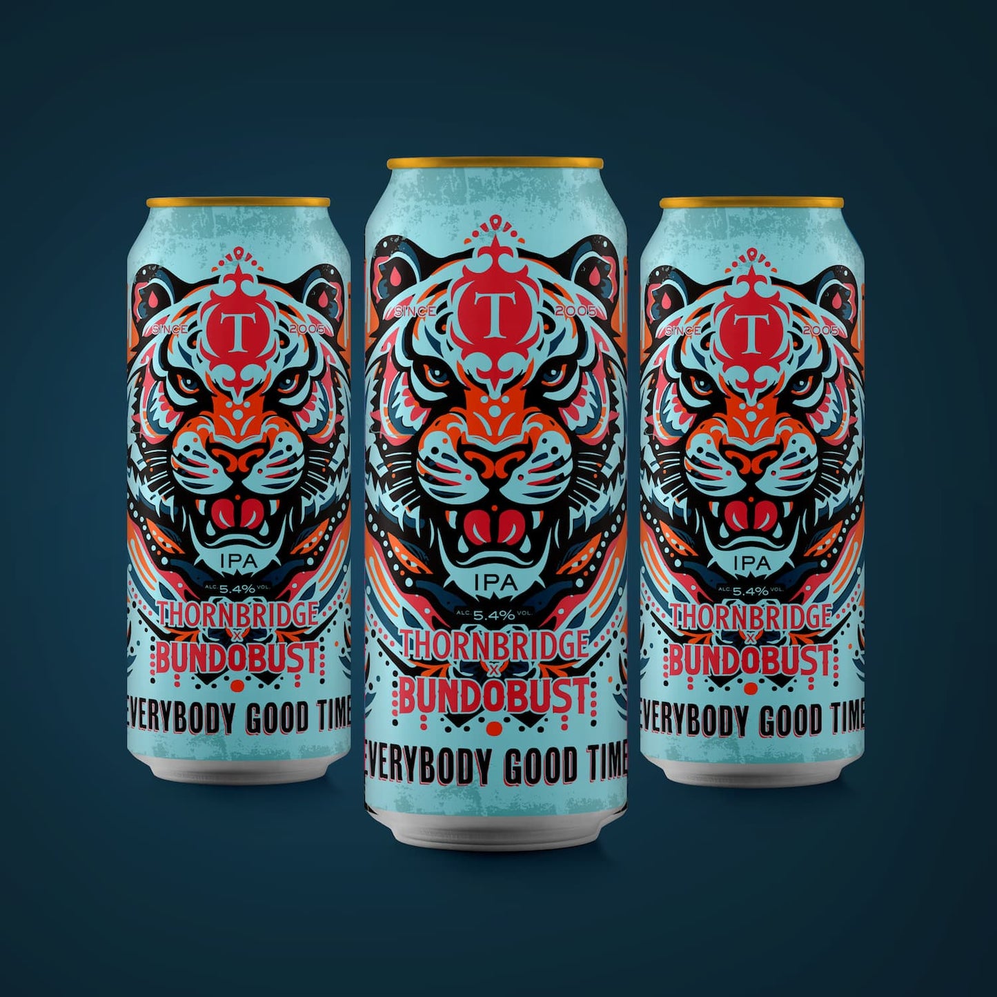 Everybody Good Time, 5.4% IPA 12 x 440ml cans Beer - Case Cans Thornbridge