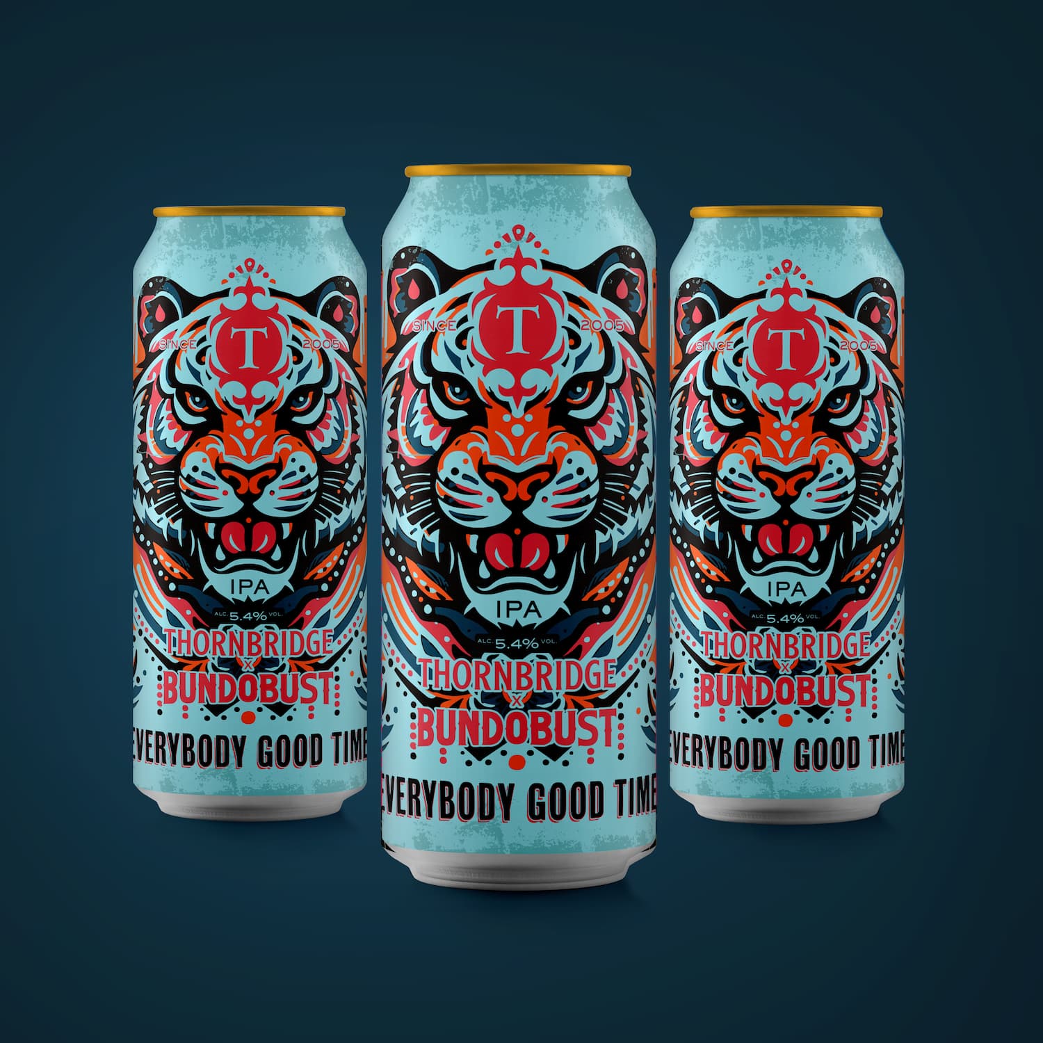 Everybody Good Time, 5.4% IPA 12 x 440ml cans Beer - Case Cans Thornbridge