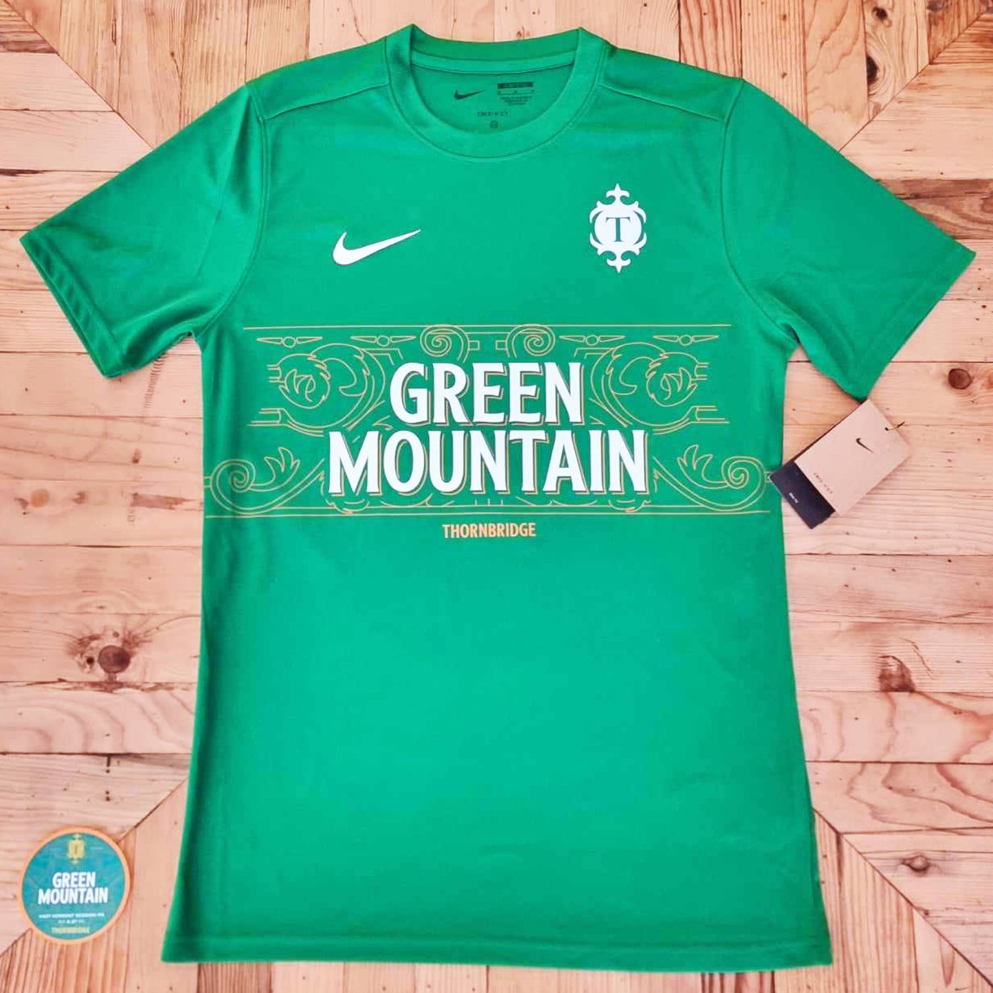 Green Mountain Nike Football Shirt Merchandise Thornbridge