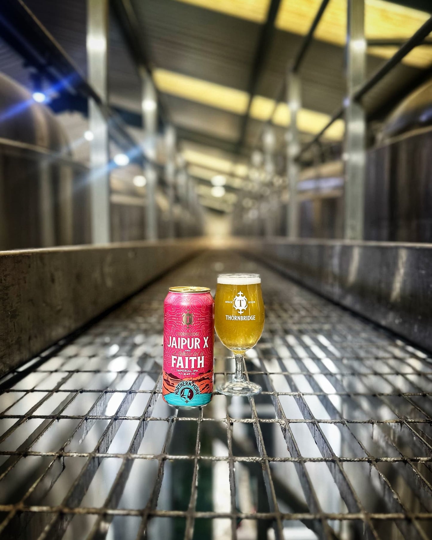 Jaipur X & A Whole Lot of Faith, 8.4% Imperial IPA Beer - Cans Thornbridge
