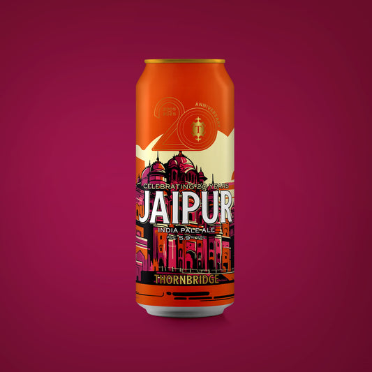 Celebrating 20 Years of Jaipur, 5.9% IPA Beer - Single Can Thornbridge