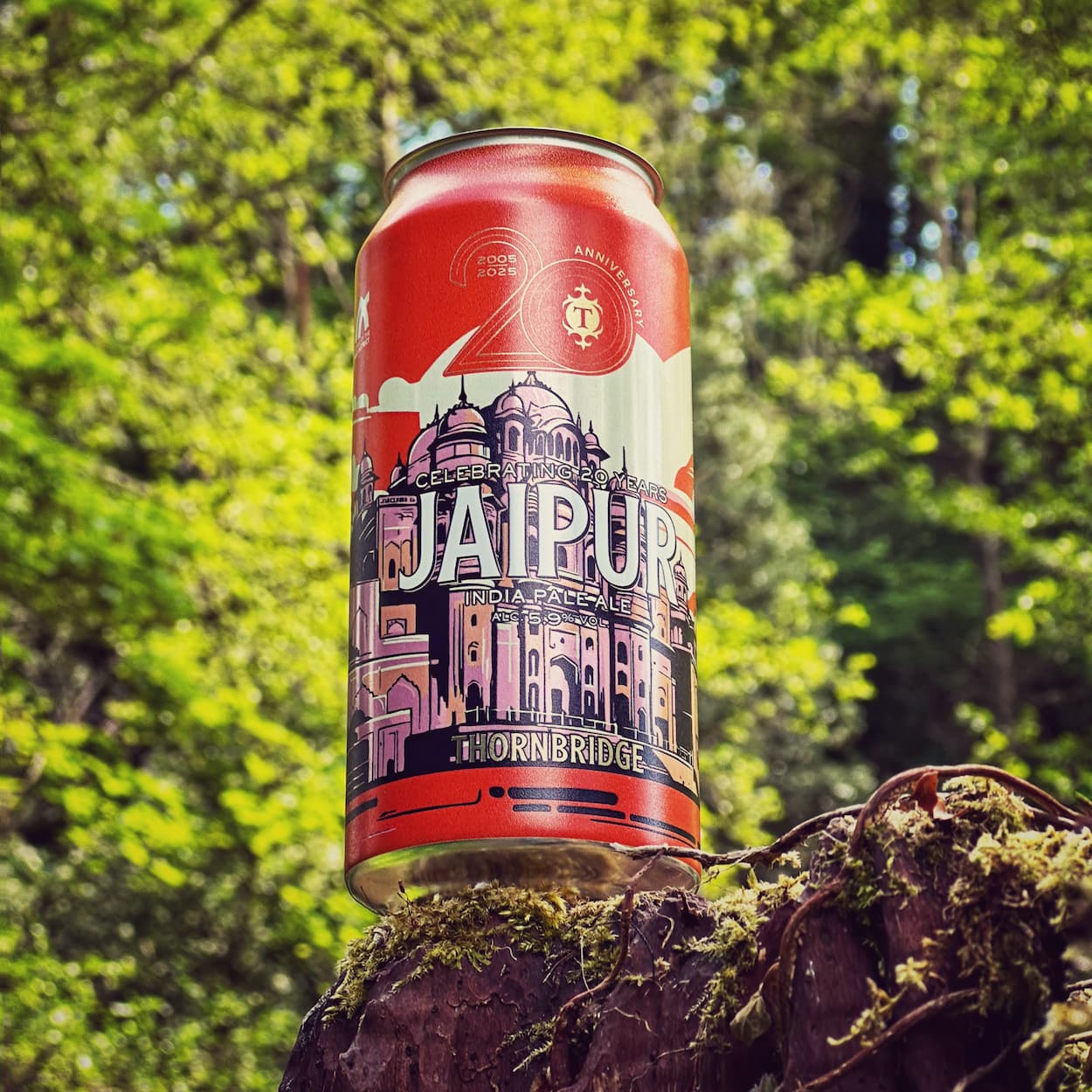Celebrating 20 Years of Jaipur, 5.9% IPA 12 x 440ml cans Beer - Case Cans Thornbridge