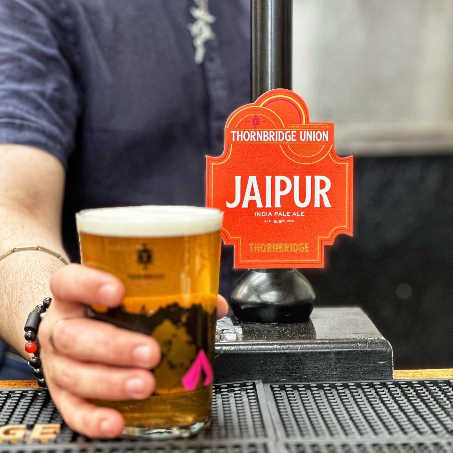 Jaipur, (on the union) 5.9% IPA, 8 x 500ml bottles Beer - Case Bottle Thornbridge