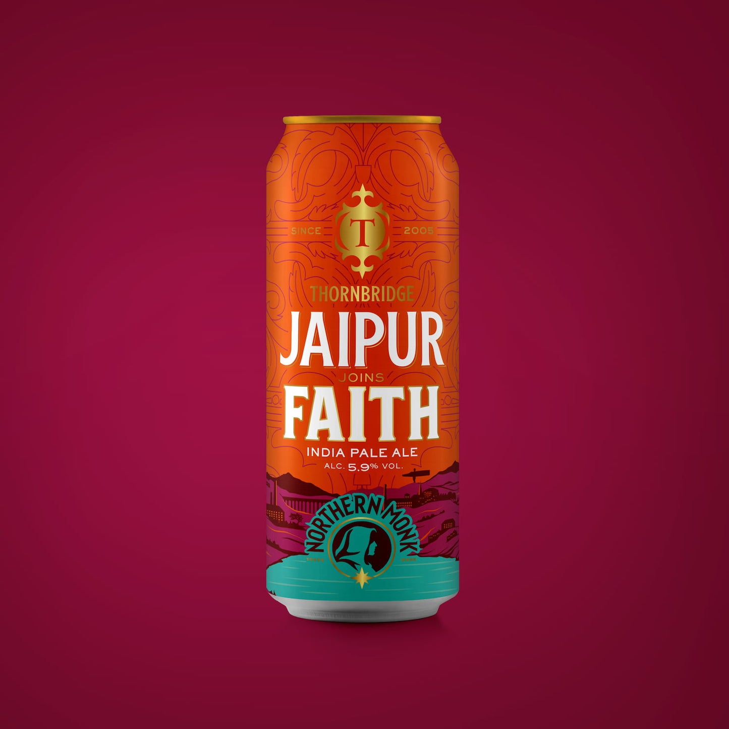 Jaipur x Faith, 5.9% IPA Beer - Single Can Thornbridge