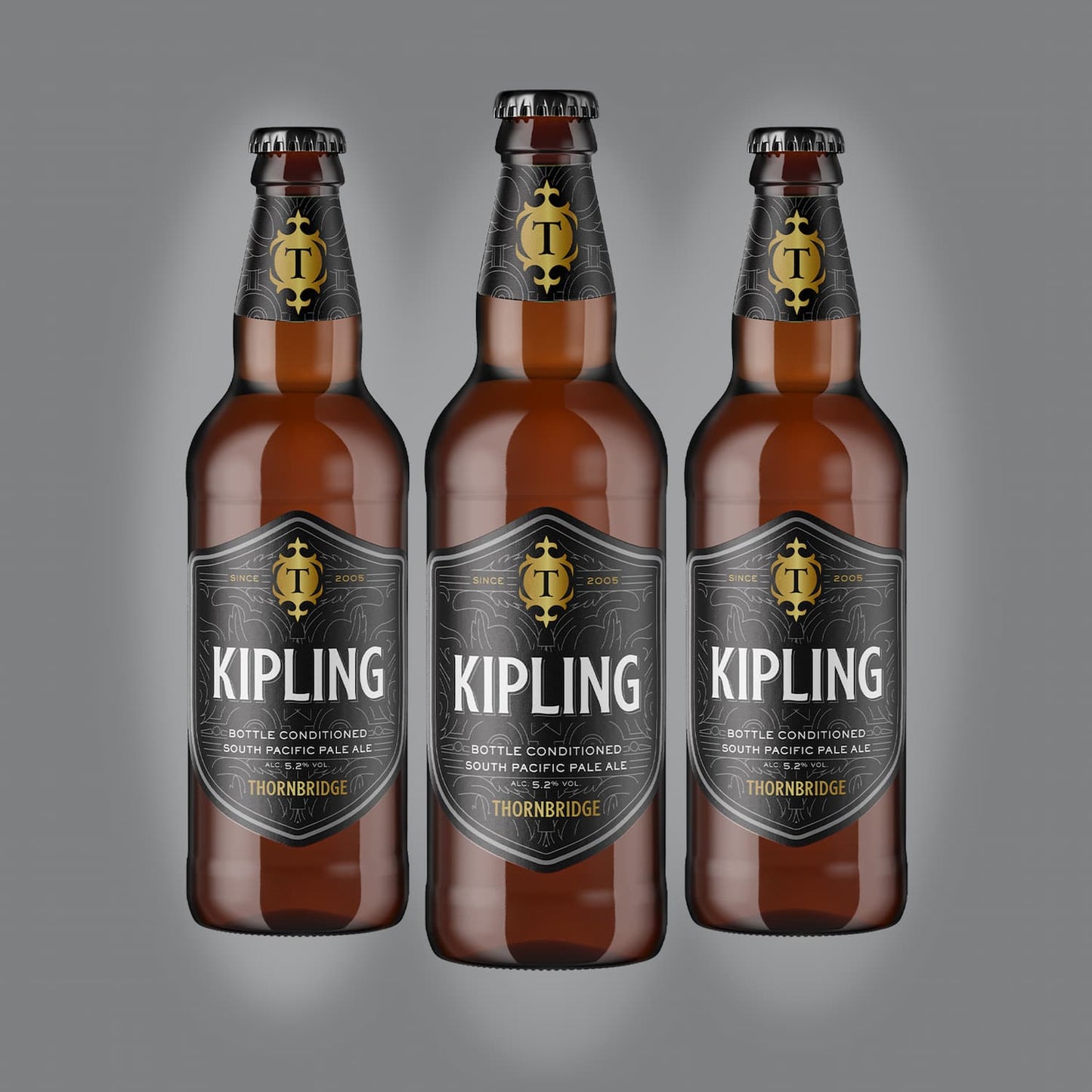 Kipling, 5.2% South Pacific Pale Ale 8 x 500ml bottles Beer - Case Bottle Thornbridge