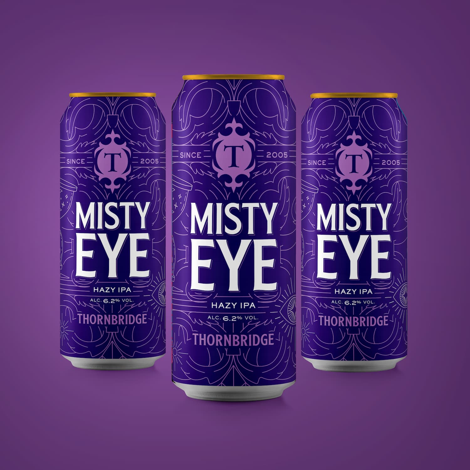 Misty Eye, 6.2% Hazy IPA 12 x 440ml cans Beer - Case Cans Thornbridge