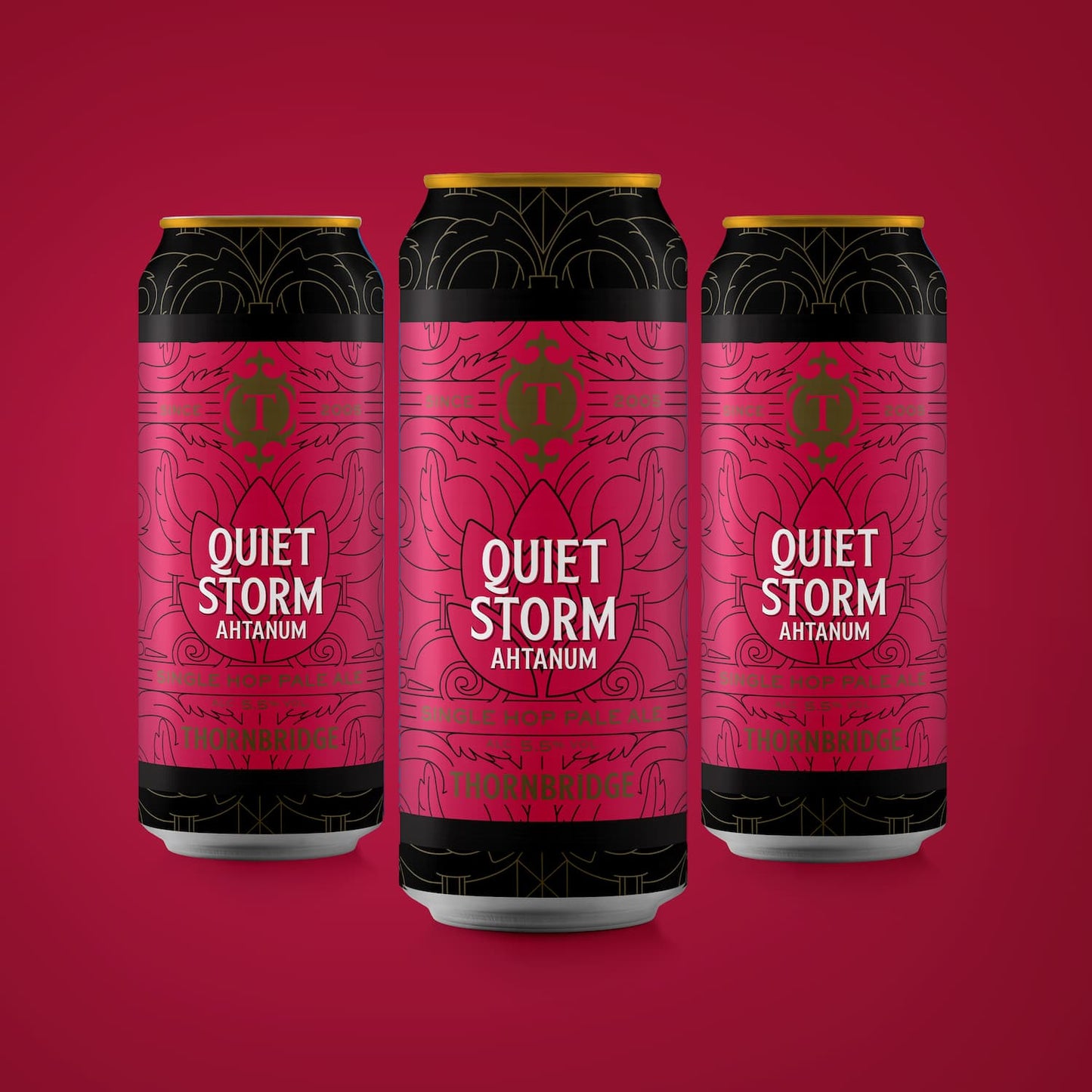 Quiet Storm Ahtanum 5.5% Single Hopped Pale Ale 12 x 440ml cans Beer - Case Cans Thornbridge