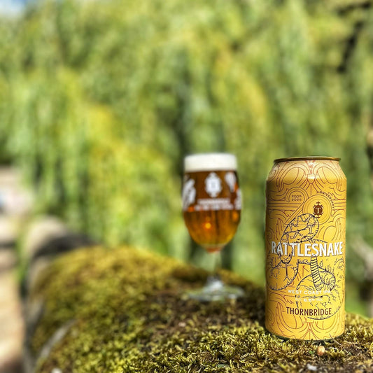 Rattlesnake, 6.5% West Coast IPA 12 x 440ml cans Beer - Case Cans Thornbridge