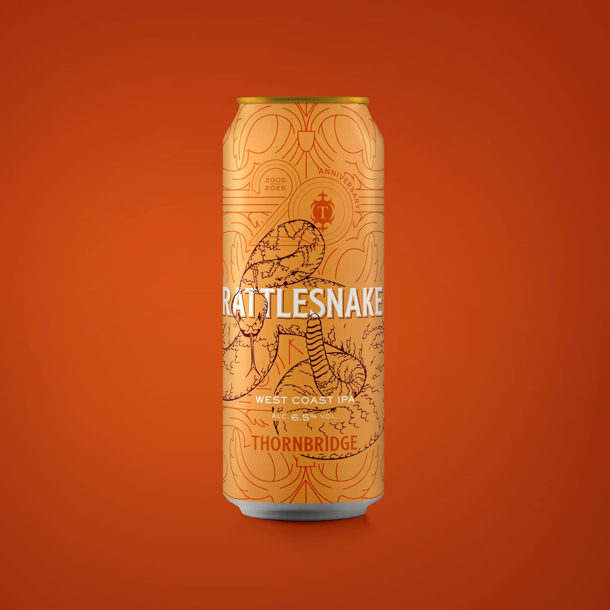 Rattlesnake, 6.5% West Coast IPA Beer - Single Can Thornbridge