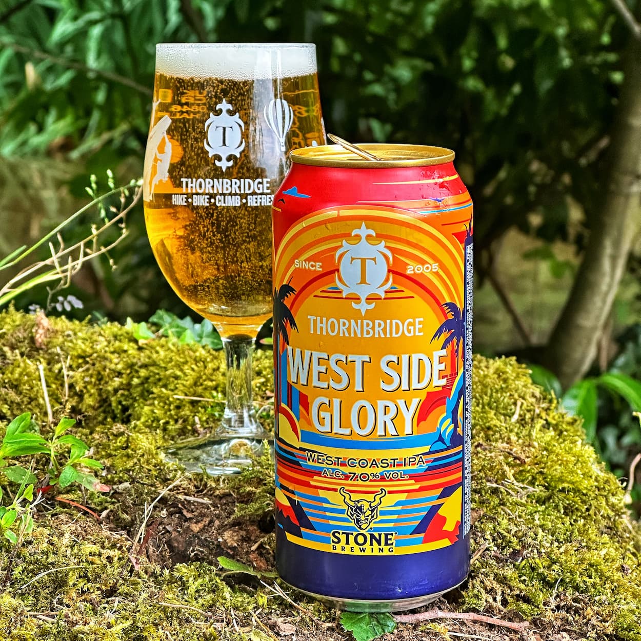 West Side Glory, 7% West Coast IPA 12 x 440ml cans Beer - Case Cans Thornbridge