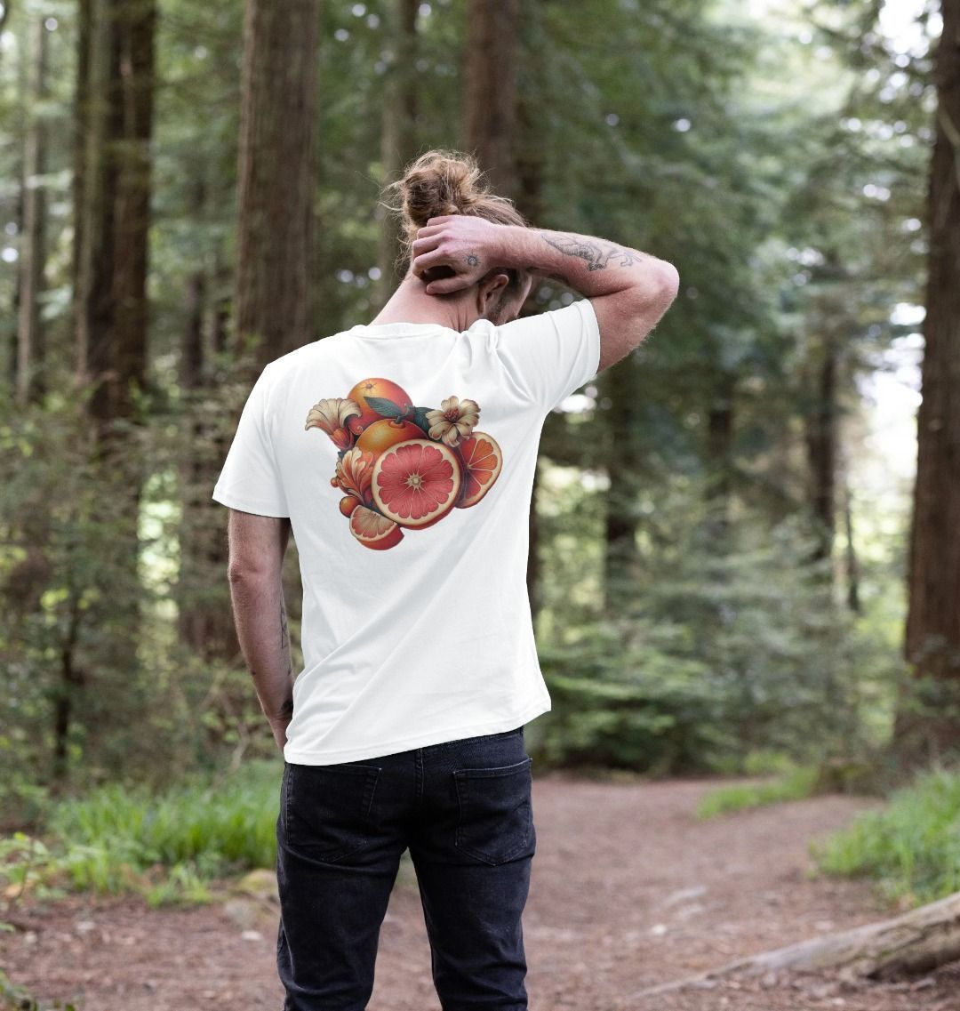 Pink Grapefruit Jaipur Tee Printed T-shirt Thornbridge