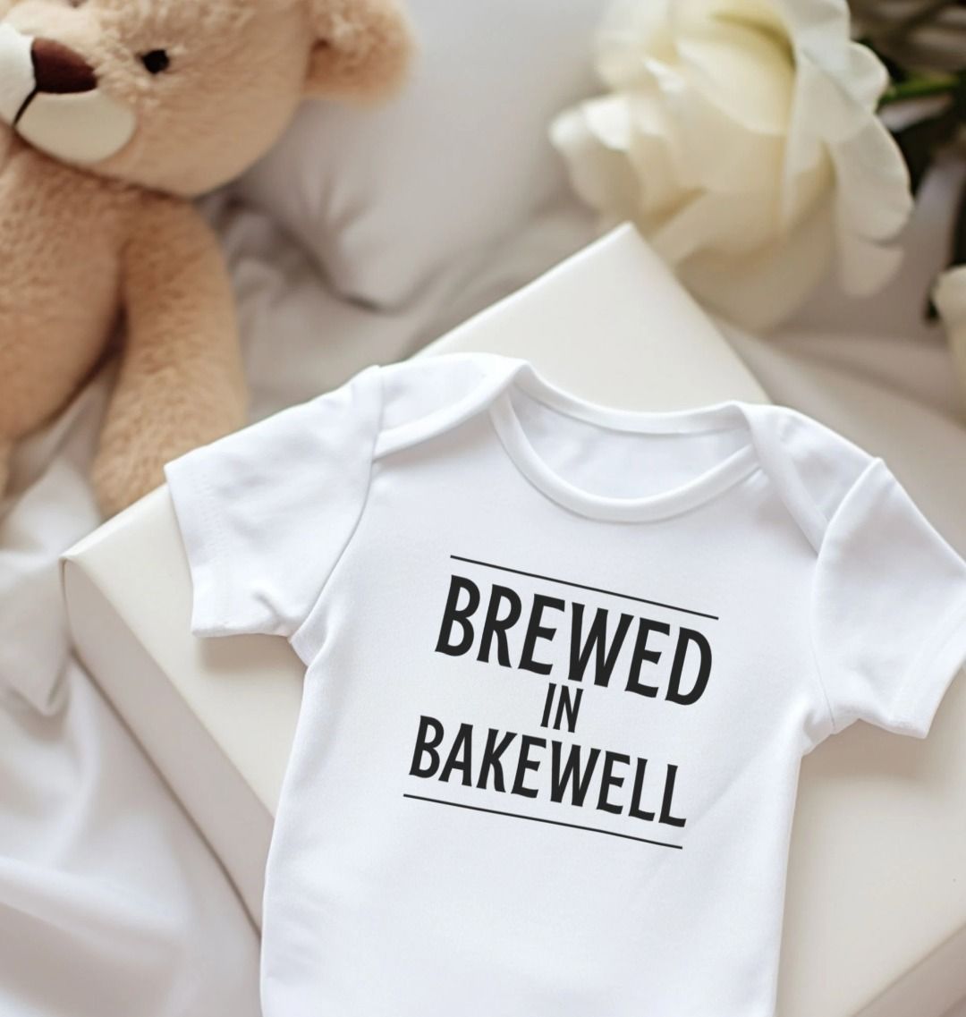 Thornbridge Brewed in Bakewell Baby Grow Printed baby grow Thornbridge
