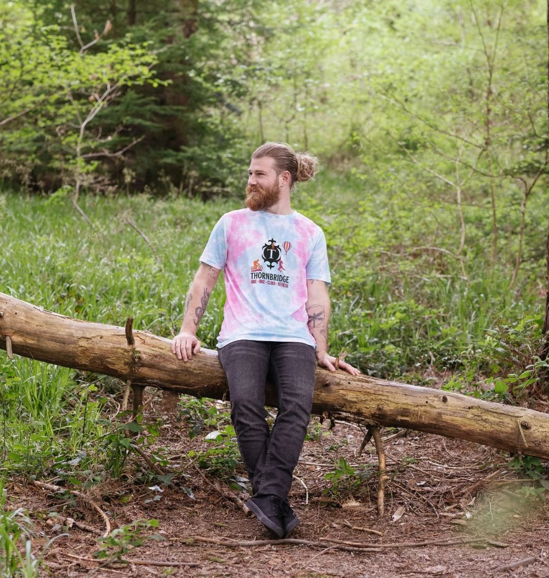 Tie Die for again - Hike, Bike, Climb, Refresh Printed Premium T-Shirt Thornbridge