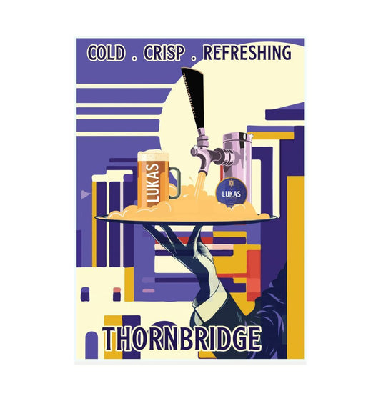 Lukas Vintage Print Printed A3 Paper Thornbridge