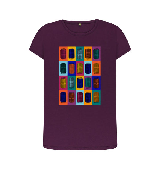 Womens Thornbridge pop art cans T shirt Printed T-shirt Thornbridge