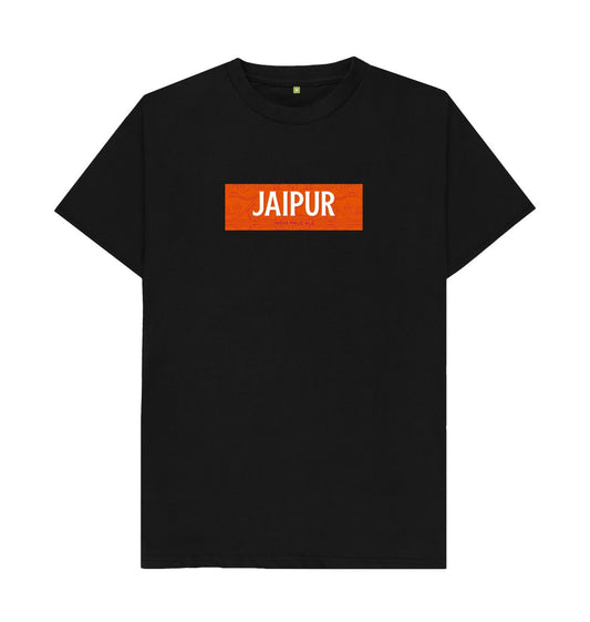 Jaipur design boxed logo Printed T-shirt Thornbridge