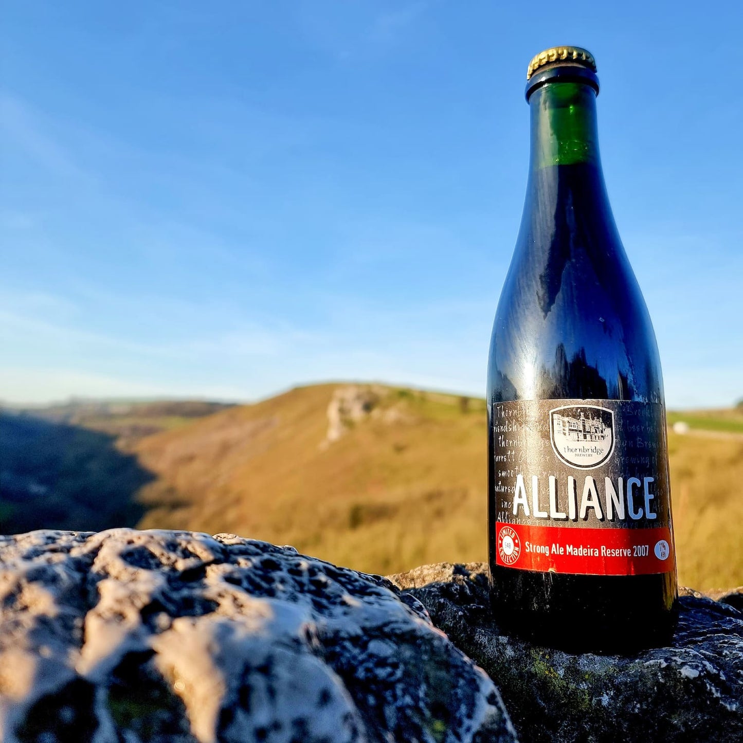 Alliance Madeira Barrel Aged, 11% Strong ale aged for 18 months in American Oak Madeira casks (Brooklyn collab) 375ml bottle Beer - Cellar Reserve Thornbridge