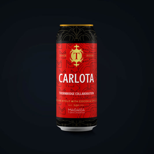 Carlota, 7% Mexican Stout with Cocoa & Chillies Beer - Single Can Thornbridge