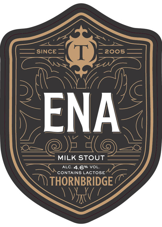Ena, 4.6% Milk Stout 9G Cask Thornbridge