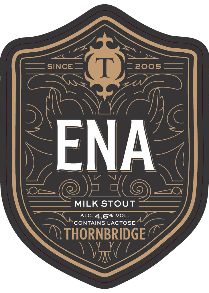 Ena, 4.6% Milk Stout 9G Cask Thornbridge