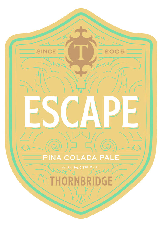 Escape, 5% Pina Colada Pale 9G Cask Thornbridge