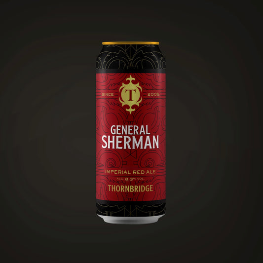 General Sherman, 8.3% Imperial Red Ale Beer - Single Can Thornbridge