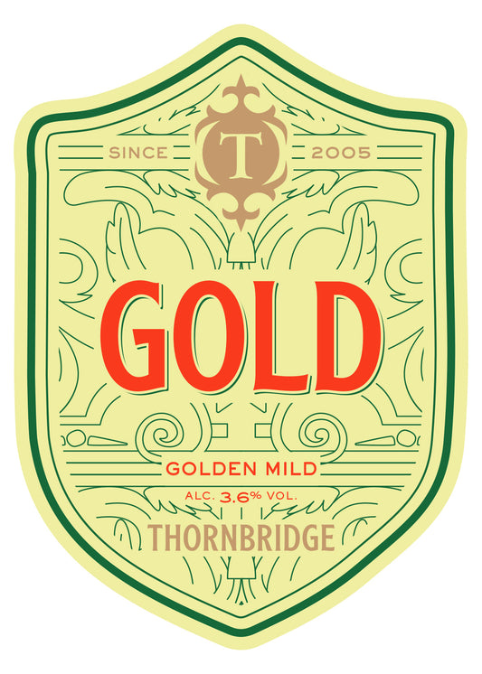 Gold, 3.6% Golden Mild 9G Cask Thornbridge