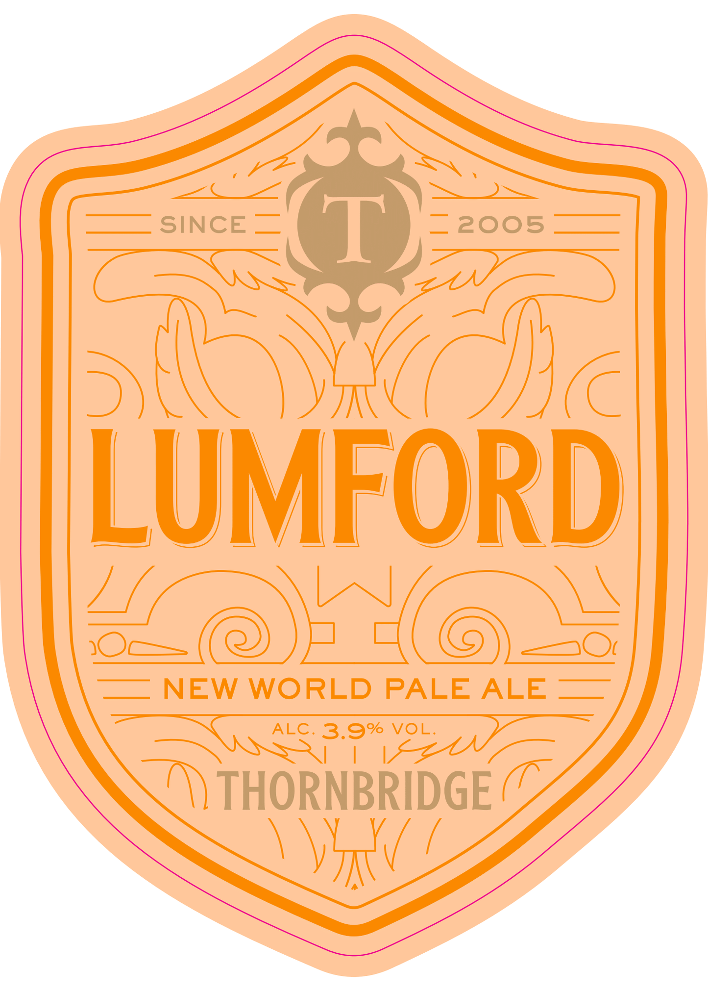 Lumford - 3.9% New World Pale Ale 9G Cask Thornbridge