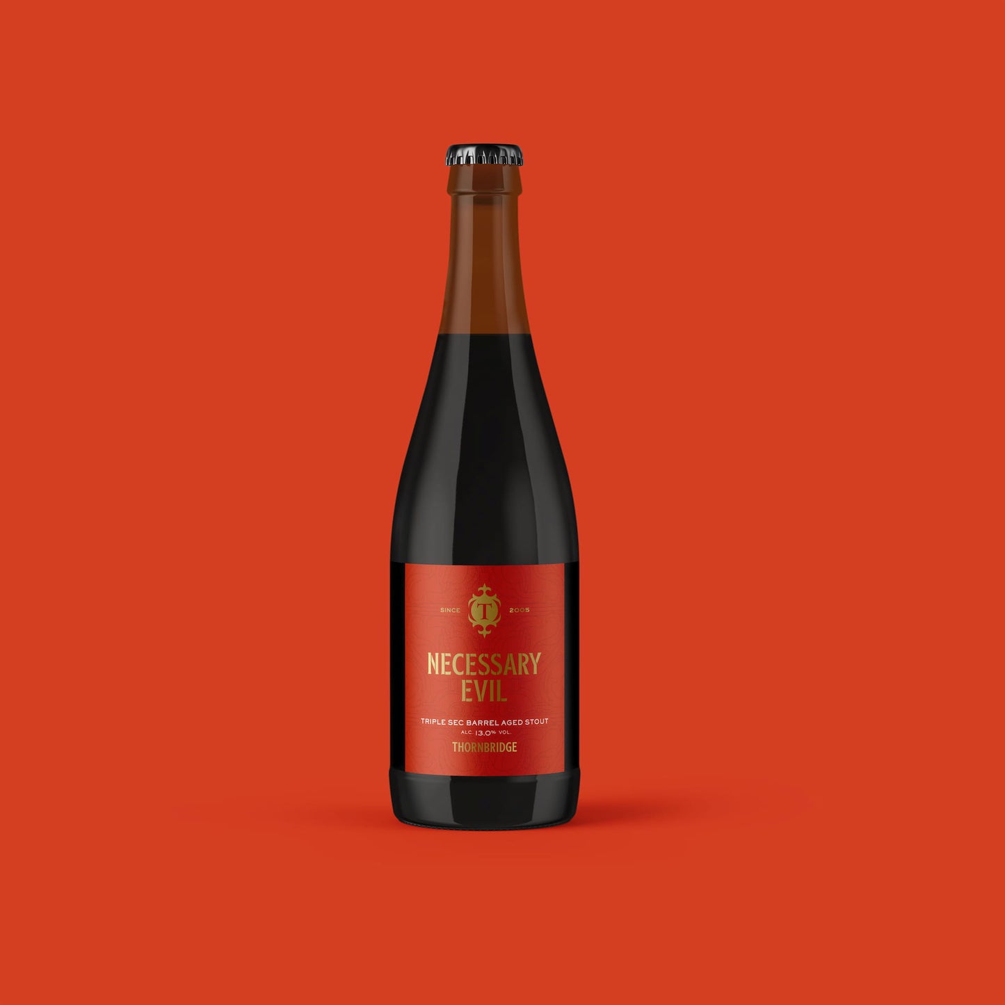 Necessary Evil, 13% ABV Triple Sec Barrel Aged Stout Beer - BA Single Bottle Thornbridge