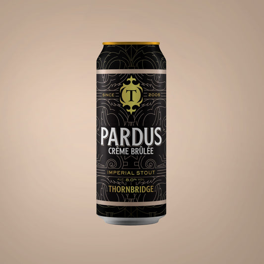 Pardus Crème Brûlée, 8% Imperial Stout Beer - Single Can Thornbridge