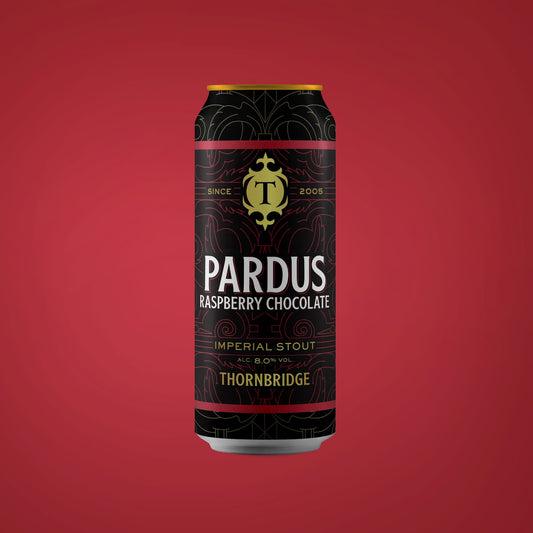 Pardus Raspberry Chocolate, 8.0% Imperial Stout Beer - Single Can Thornbridge