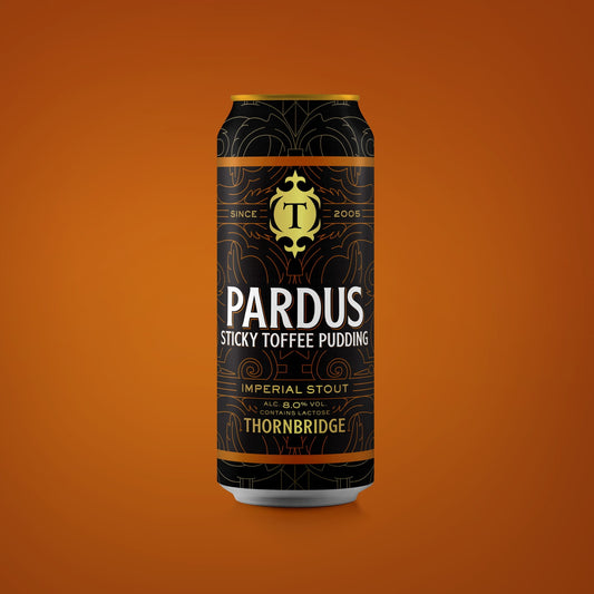 Pardus Sticky Toffee Pudding, 8% Imperial Stout Beer - Single Can Thornbridge