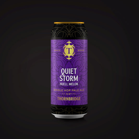 Quiet Storm Huell Melon, 5.5% Single Hopped Pale Ale Beer - Single Can Thornbridge