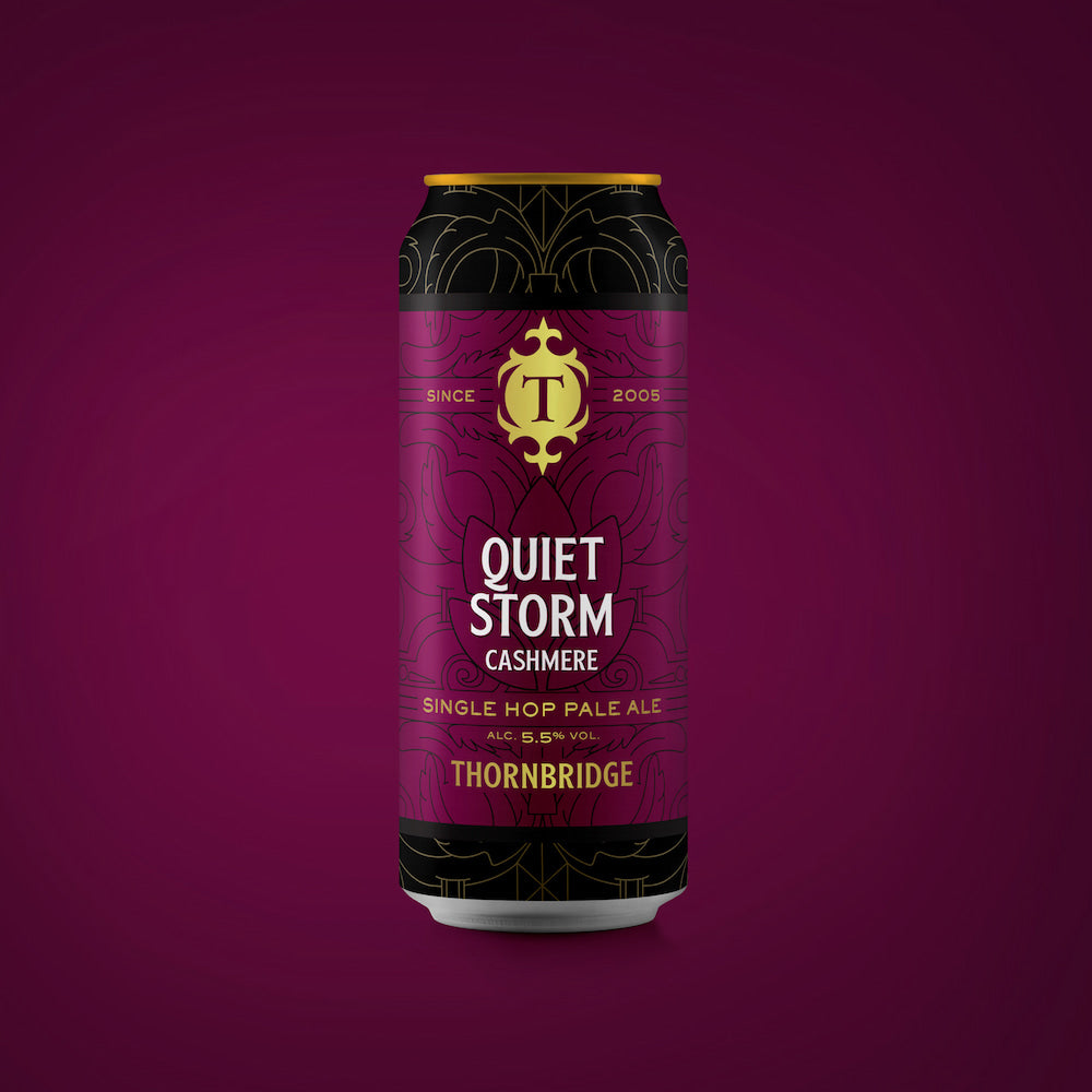 Quiet Storm Cashmere, 5.5% Single Hopped Pale Ale Beer - Single Can Thornbridge