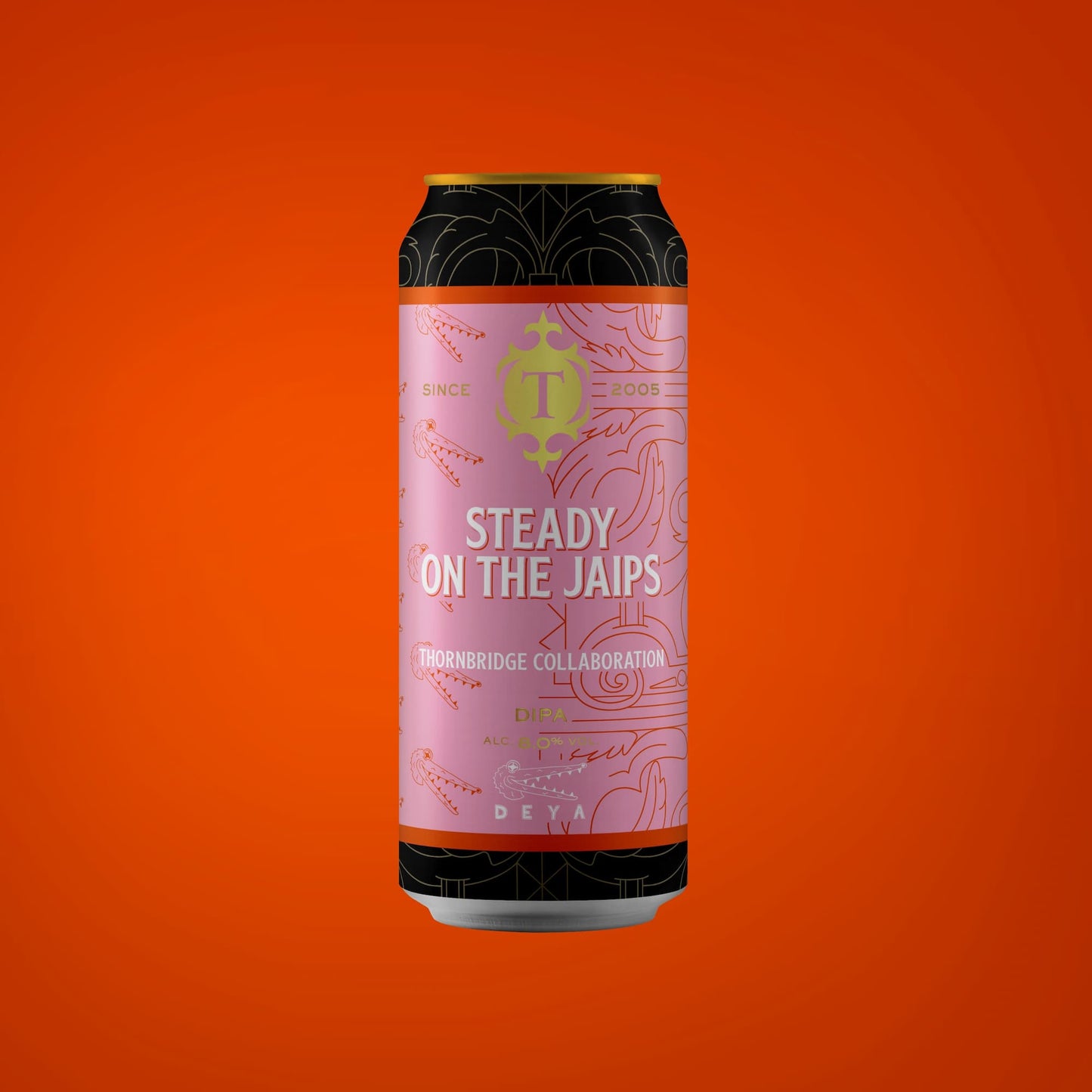 Steady on the Jaips, 8% DIPA Beer - Single Can Thornbridge