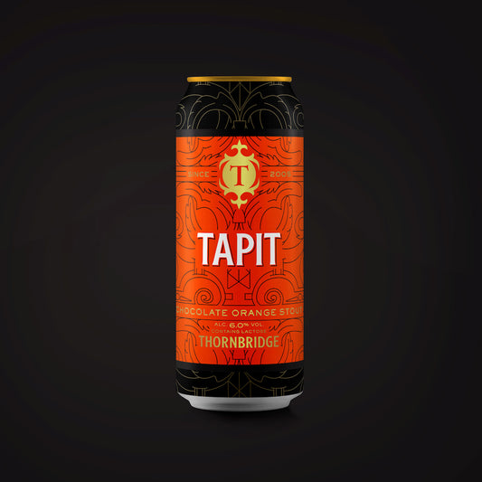 Tapit, 6% Chocolate Orange Stout Beer - Single Can Thornbridge