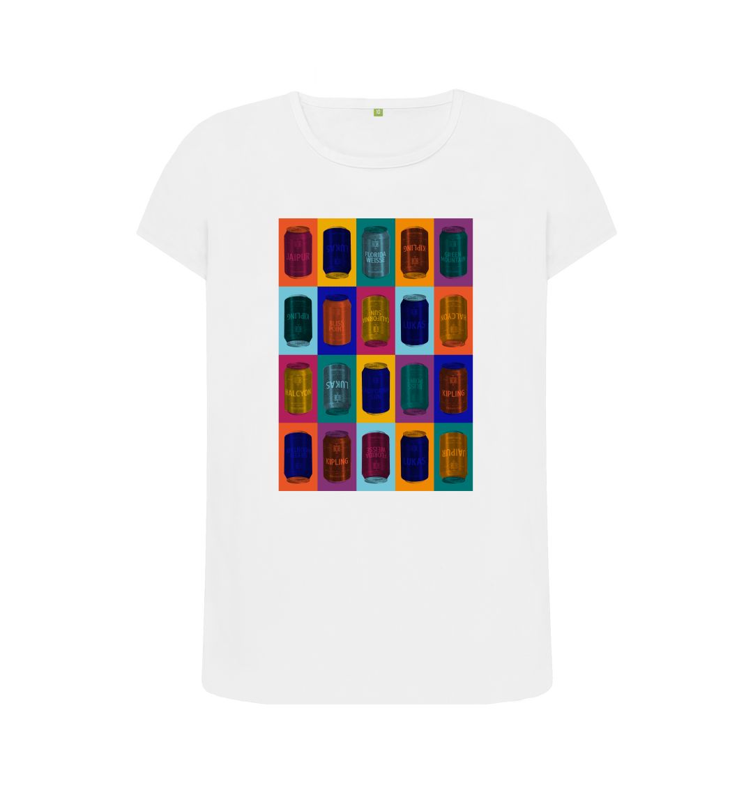 Womens Thornbridge pop art cans T shirt Printed T-shirt Thornbridge
