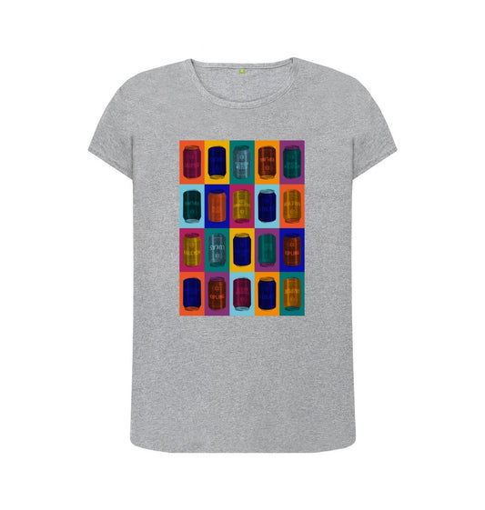 Womens Thornbridge pop art cans T shirt Printed T-shirt Thornbridge