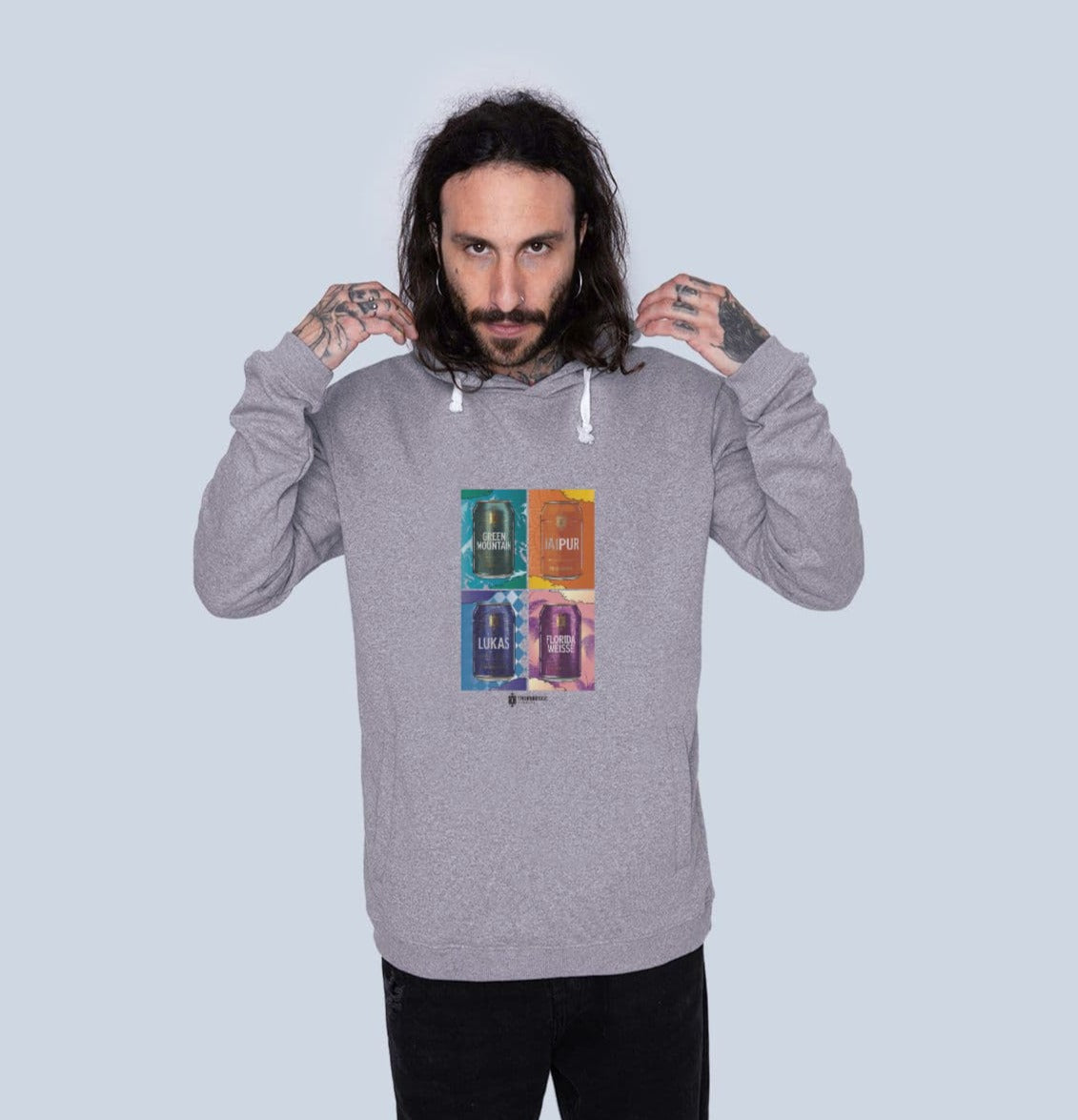 Thornbridge Tate Hoody Printed Hoody Thornbridge