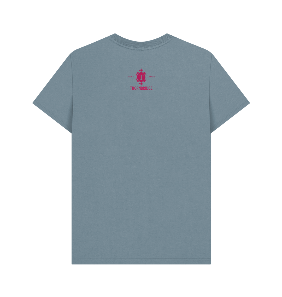 Jaipur logo with pink T logo backprint Printed T-shirt Thornbridge